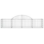 Išlenkti gabiono krepšiai vidaXL 200x50x4060 cm  belsilt