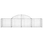 Išlenkti gabiono krepšiai vidaXL 200x50x4060 cm  patvarūs sprendimai