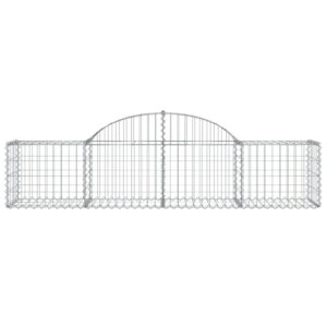 Išlenkti gabiono krepšiai vidaXL 200x50x4060 cm  tvirti ir stabilūs