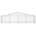 islenktigabionokrepsiaividaxl200x50x4060cmcopyofa81f9reference belsilt Išlenkti gabiono krepšiai vidaXL 200x50x4060cm patvarūs sodo užtvar