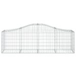 islenktigabionokrepsiaividaxl200x50x6080cmcopy23bf5reference belsilt Išlenkti gabiono krepšiai vidaXL 200x50x6080 cm patvarūs