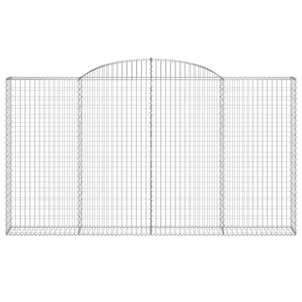 islenktigabionokrepsiaividaxl300x30x160180cm52f83internetureference belsilt Išlenkti gabiono krepšiai vidaXL 300x30x160180 cm patvarūs ir stang