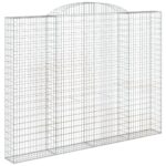 Išlenkti vidaXL gabiono krepšiai 300x30x220240 cm  belsilt