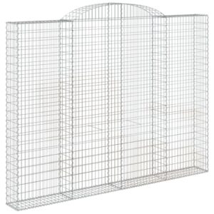 Išlenkti vidaXL gabiono krepšiai 300x30x220240 cm  belsilt