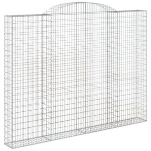 Išlenkti vidaXL gabiono krepšiai 300x30x220240cm belsilt