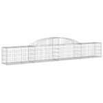 Išlenkti cinkuoti gabiono krepšiai vidaXL 300x30x4060cm