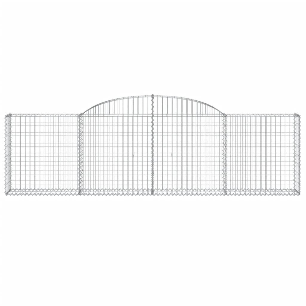 islenktigabionokrepsiaividaxl300x30x80100cmc5ffcinternetureference belsilt Išlenkti gabiono krepšiai vidaXL 300x30x80100 cm belsilt