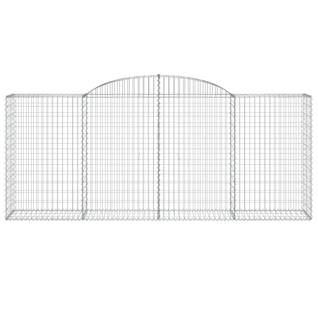 islenktigabionokrepsiaividaxl300x50x120140cm3b267internetureference belsilt Išlenkti gabiono krepšiai vidaXL 300x50x120140 cm belsilt