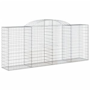 Išlenkti gabiono krepšiai vidaXL 300x50x120140 cm  belsilt