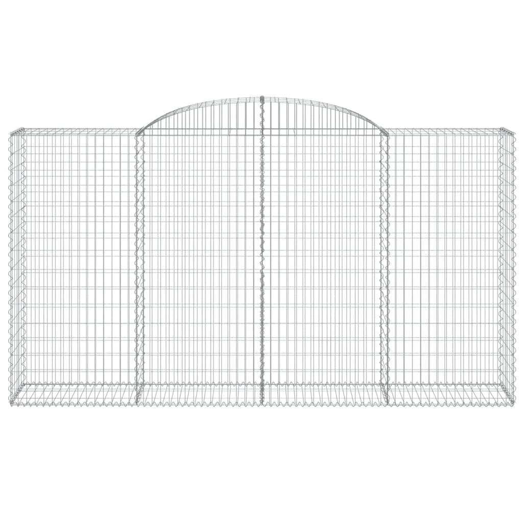 islenktigabionokrepsiaividaxl300x50x160180cm0f4f3internetureference belsilt Išlenkti gabiono krepšiai vidaXL 300x50x160180 cm patvarūs