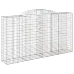 Išlenkti gabiono krepšiai vidaXL 300x50x160180cm  Belsilt