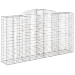 islenktigabionokrepsiaividaxl300x50x160180cmcopyof2489creference belsilt Išlenkti gabiono krepšiai vidaXL 300x50x160180 cm patvarūs