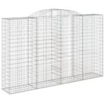 Išlenkti gabiono krepšiai vidaXL 300x50x180200cm  patvarūs