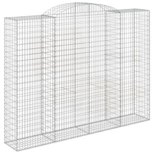 Išlenkti gabiono krepšiai vidaXL 300x50x220240 cm patvarūs ir stori