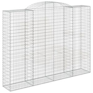 Išlenkti gabiono krepšiai vidaXL 300x50x220240 cm