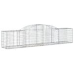 Išlenkti gabiono krepšiai vidaXL 300x50x6080cm  patvarūs tvoros