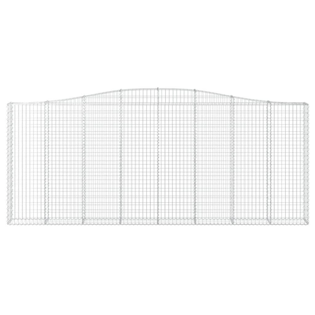 islenktigabionokrepsiaividaxl400x30x160180cm41da5internetureference belsilt Išlenkti gabiono krepšiai vidaXL 400x30x160180cm patvarūs ir stabil