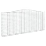 Išlenkti gabiono krepšiai vidaXL 400x30x160180cm  tvirti ir patvarūs