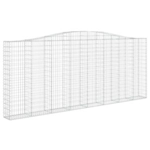 Išlenkti gabiono krepšiai vidaXL 400x30x160180cm patvarūs ir stabil