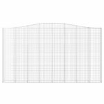 islenktigabionokrepsiaividaxl400x30x220240cmcopyof76c5areference belsilt Išlenkti gabiono krepšiai vidaXL 400x30x220240 cm patvarūs