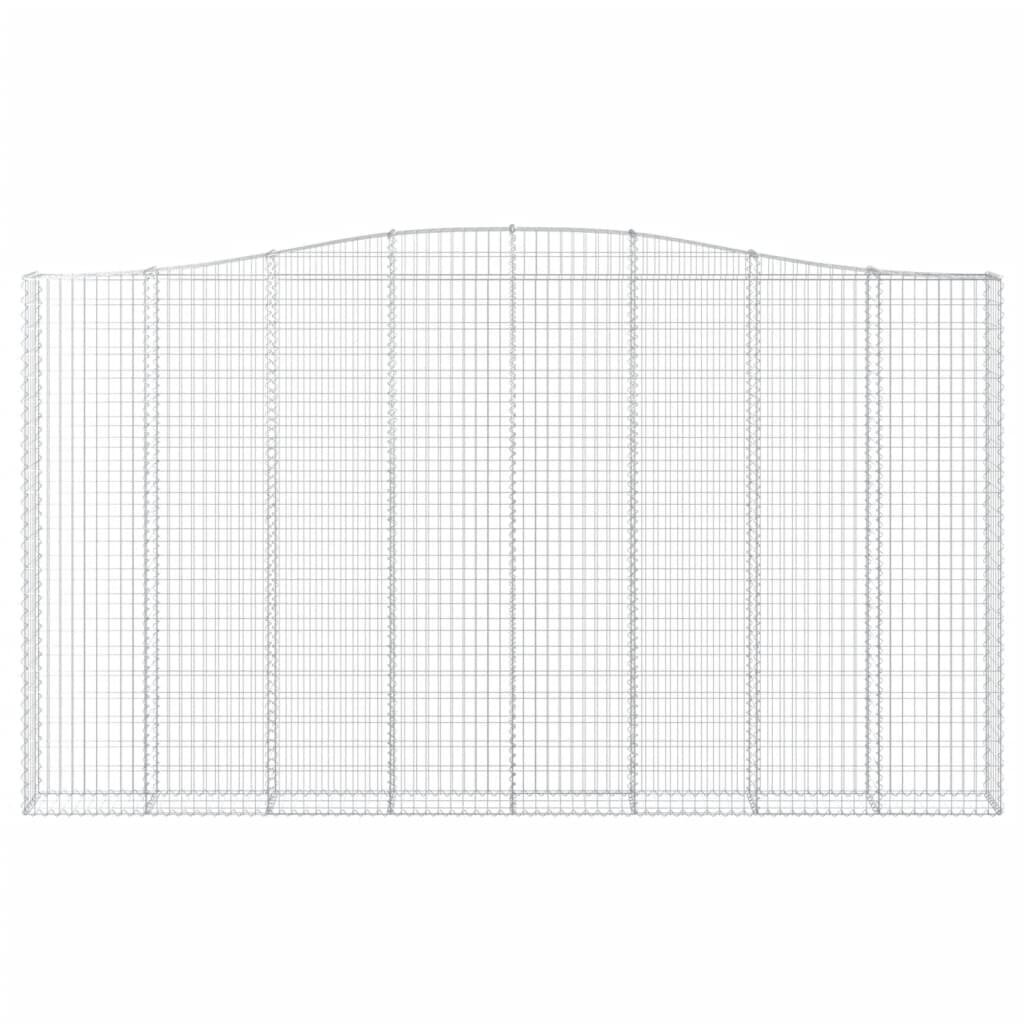 islenktigabionokrepsiaividaxl400x30x220240cmcopyof76c5areference belsilt Išlenkti gabiono krepšiai vidaXL 400x30x220240 cm patvarūs