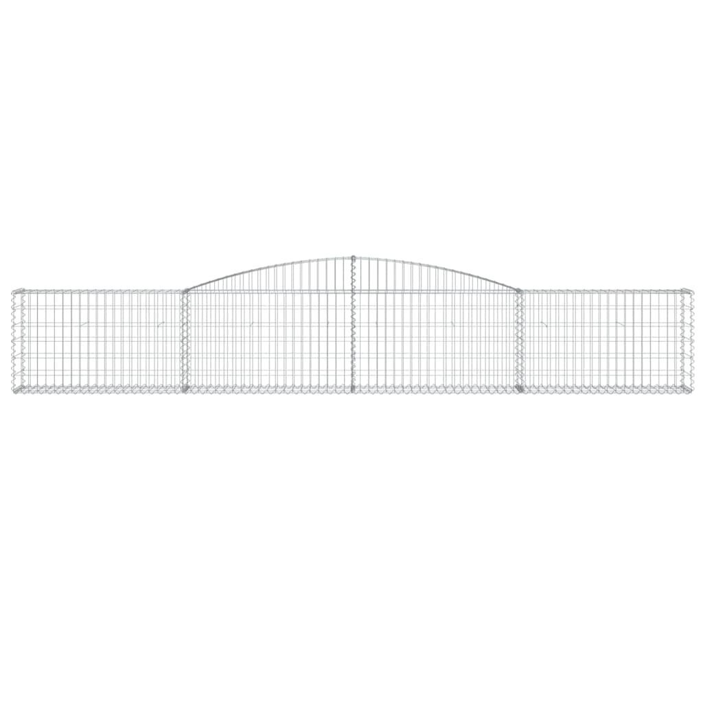 islenktigabionokrepsiaividaxl400x30x6080cm517d7internetureference belsilt Išlenkti gabiono krepšiai vidaXL 400x30x6080 cm patvarūs