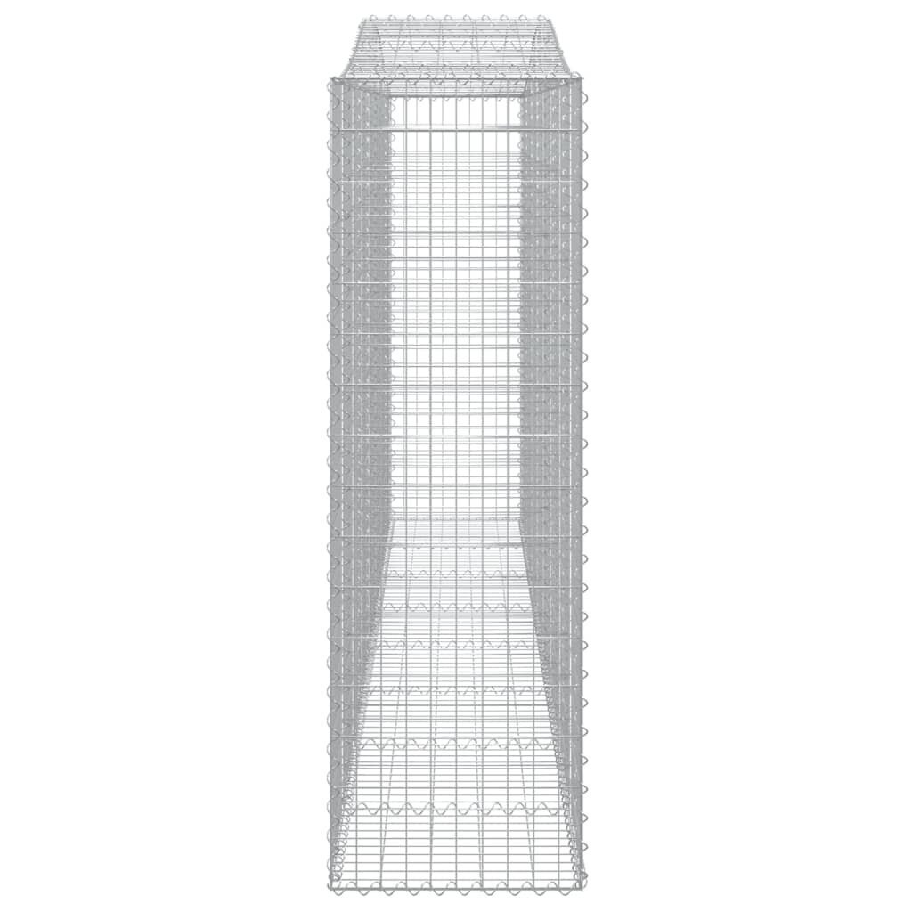 islenktigabionokrepsiaividaxl400x50x160180cm06eefkainareference belsilt Išlenkti gabiono krepšiai vidaXL 400x50x160180 cm patvarūs ir stang