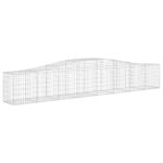 Išlenkti gabiono krepšiai vidaXL 400x50x6080cm  patvarūs