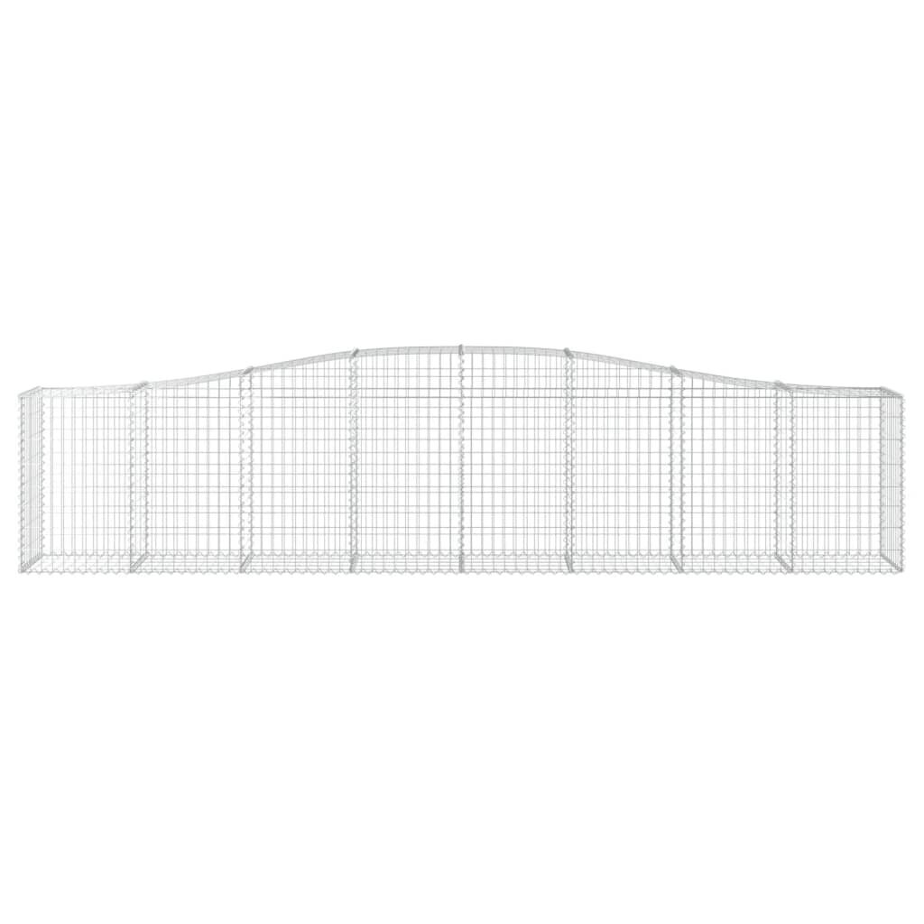 islenktigabionokrepsiaividaxl400x50x80100cmc10ffinternetureference belsilt Išlenkti gabiono krepšiai vidaXL 400x50x80100cm patvarūs ir stabilu