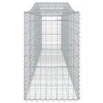 Išlenkti gabiono krepšiai vidaXL 400x50x80100 cm  patvarūs ir stabil