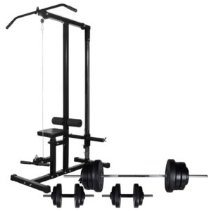 Jėgos treniruoklis su 605 kg svoriais ir grifais  belsilt