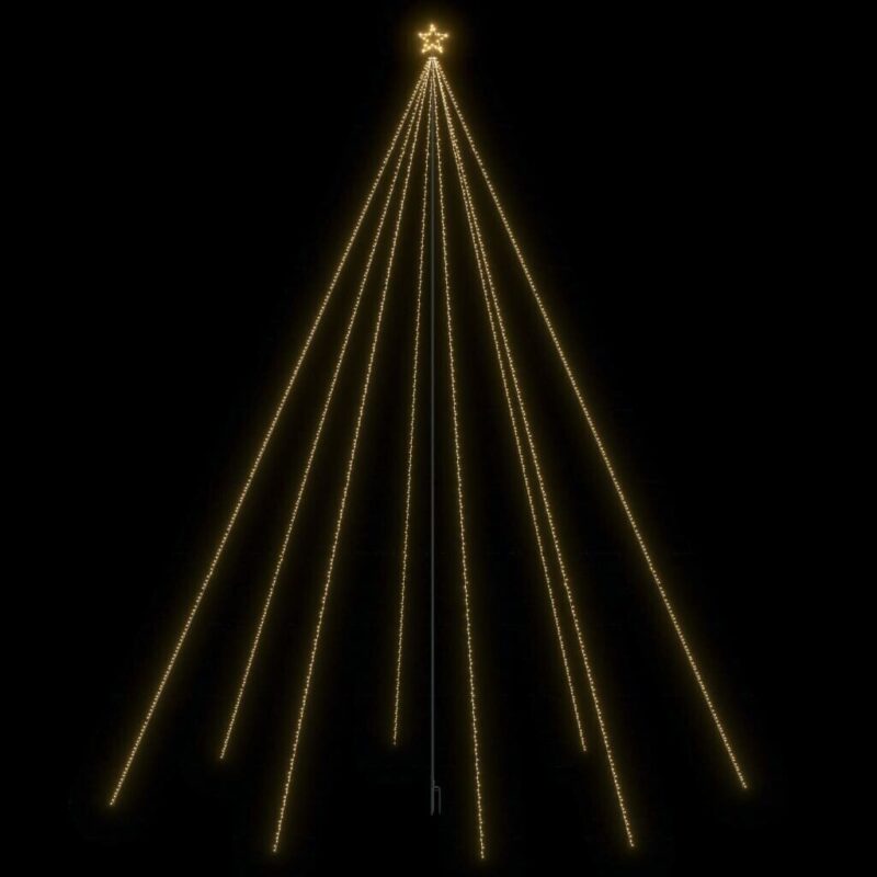 Kalėdinė girlianda eglutei, 1300 LED, 8 m - Image 2