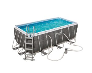 Karkasinis baseinas Bestway Power Steel 412x201x122 cm su filtru