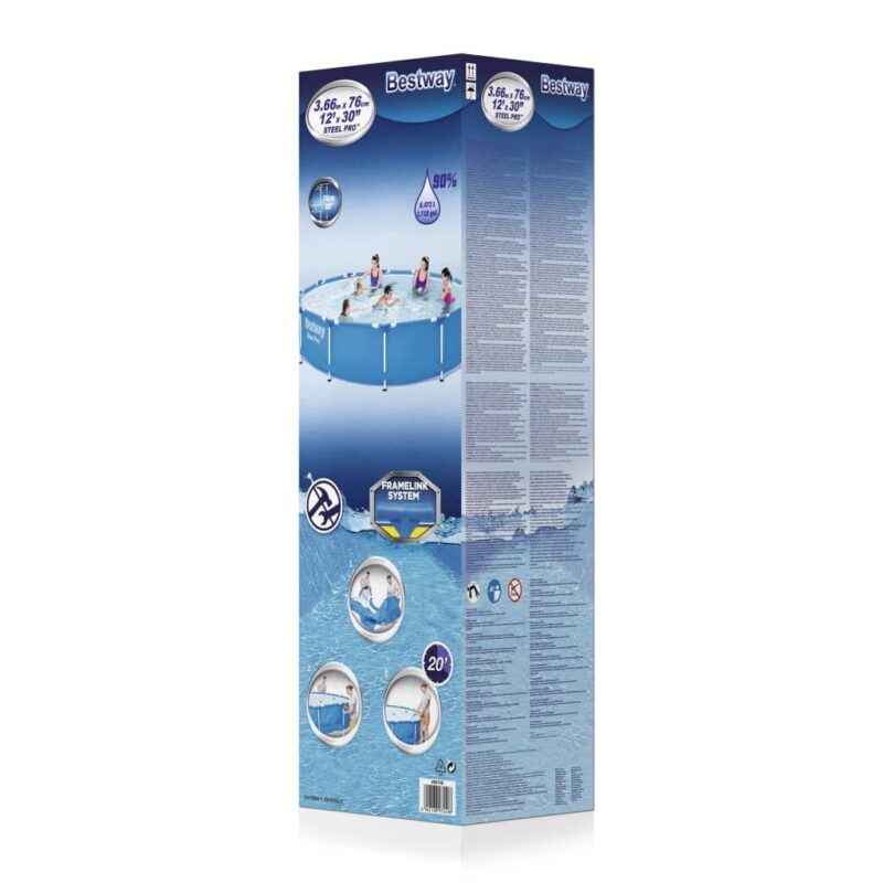 Karkasinis baseinas Bestway Steel Pro, 366x76cm, be filtro - Image 3