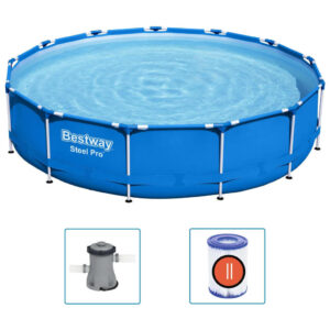 Karkasinis baseinas Bestway Steel Pro, 396x84cm, be filtro