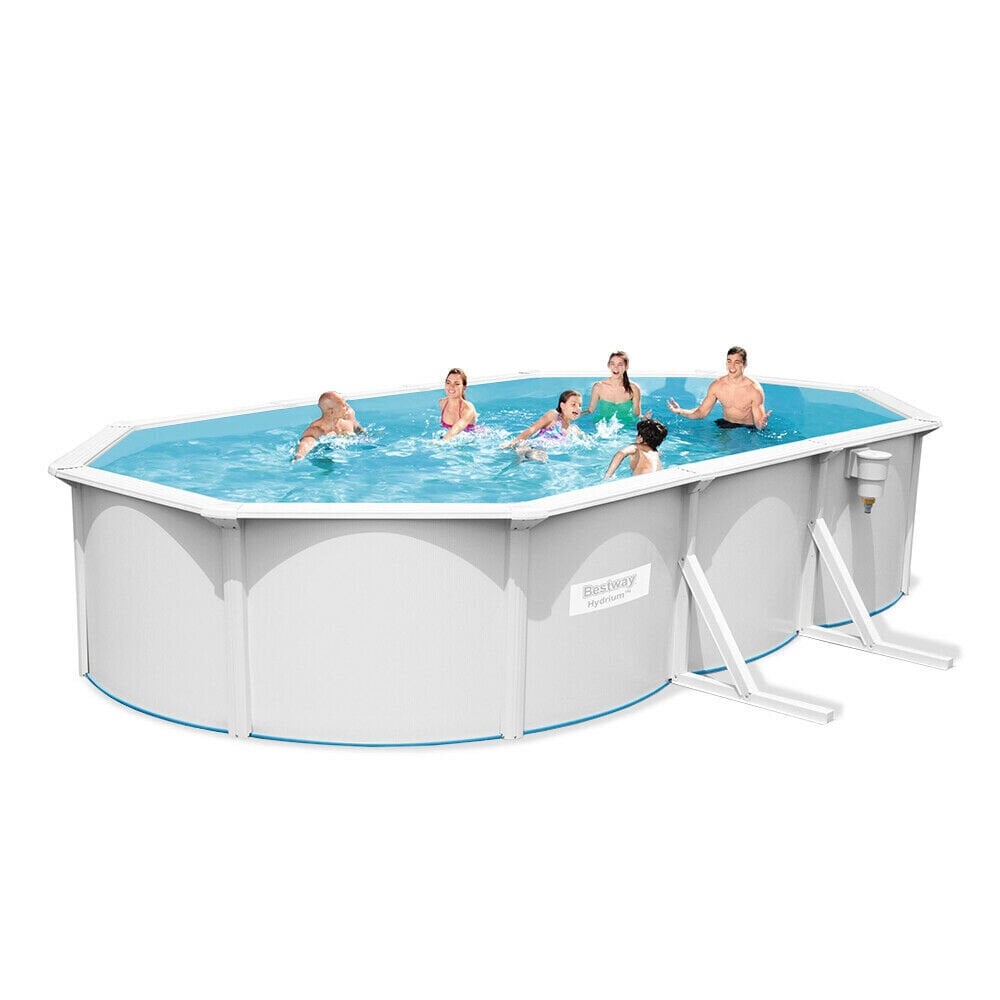 karkasinisbaseinassusmeliofiltrubestwayhydriumatsiliepimaireference belsilt Karkasinis baseinas Bestway Hydrium 610x360x120 cm su filtru