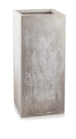 keraminisvazonasecolitekvadratinissmelinis34xreference  belsilt Keraminis vazonas Ecolite 34x70 cm kvadratinis smėlinis