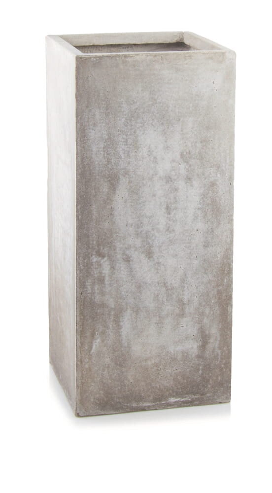 keraminisvazonasecolitekvadratinissmelinis34xreference  belsilt Keraminis vazonas Ecolite 34x70 cm kvadratinis smėlinis
