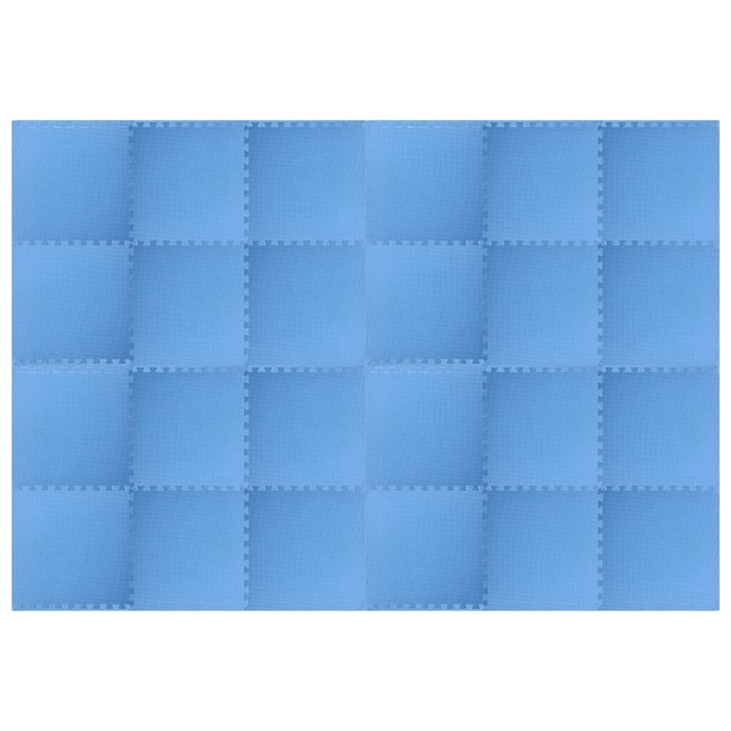 kilimeliaimelyni24vnte64aakainareference belsilt Mėlyni EVA kilimėliai 24 vnt patvarūs ir neslystantys