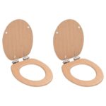Klozeto dangtis, MDF, 2 vnt.