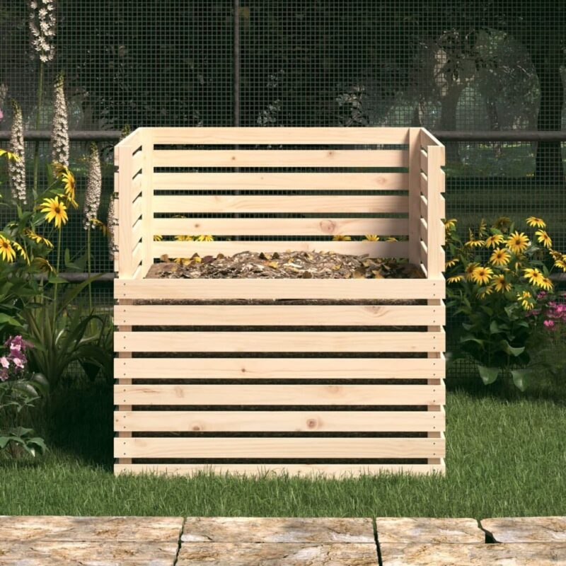 Komposto dėžė, 100x100x102 cm, ruda, Ruda - Image 2