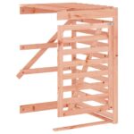 Konteinerio pastogės prailginimas iš douglas medienos ruda