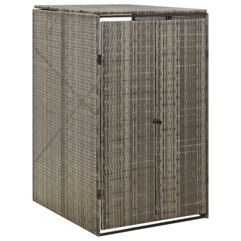 Konteinerio stoginė, pilka, 70x80x117cm, Pilka - Image 3