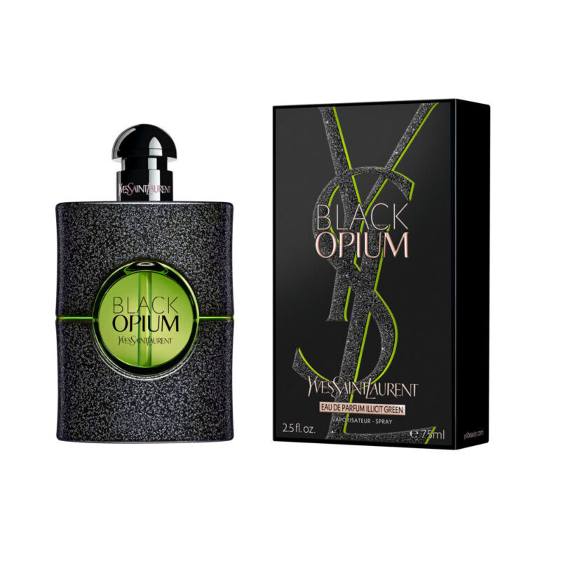 Kvapusis vanduo Yves Saint Laurent Black Opium Illicit Green EDP moterims 75 ml - Image 2