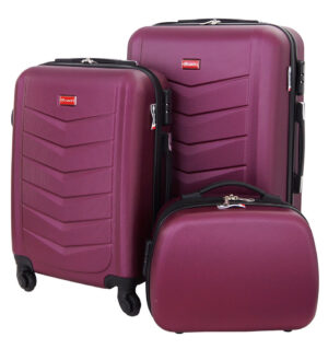 Lagaminų rinkinys Gravitt 3 in 1 62L ir 35L, violetinis