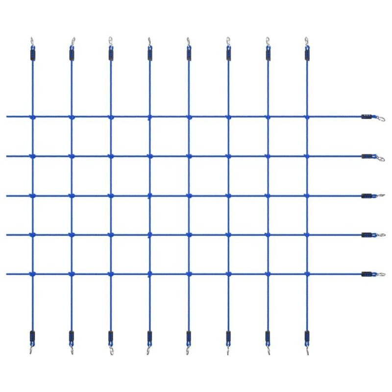Laipiojimo tinklas vaikams, 200x150 cm, mėlynas - Image 2