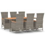 laukobaldukomplektasvidaxlpilkascopyof64a7ereference belsilt Lauko baldų komplektas vidaXL pilkas patogus ir tvirtas