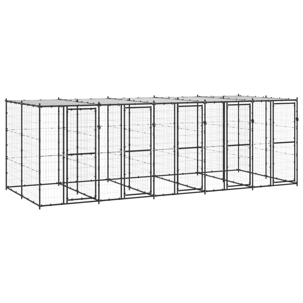 laukovoljerassunimssustogu121ma0399reference belsilt Lauko voljeras šunims su stogu 121 m² tvirtas ir patogus