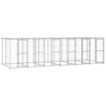 laukovoljerassunimssustogugalvanizuotasplienas6bc59reference belsilt Lauko voljeras šunims su stogu 1452 m² galvanizuotas plienas