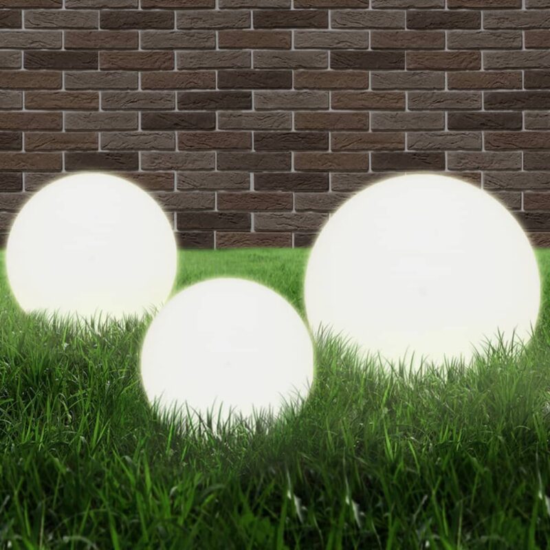 LED lempų rinkinys, 2 dalių, 20, 30, 40 cm